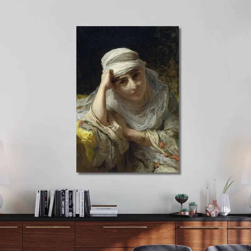Eine Schönheit Aus Konstantinopel Frederick Arthur Bridgman