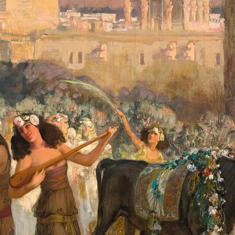 Eine Ägyptische Prozession 2 Frederick Arthur Bridgman