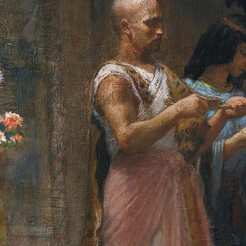 Une Procession Égyptienne Frederick Arthur Bridgman