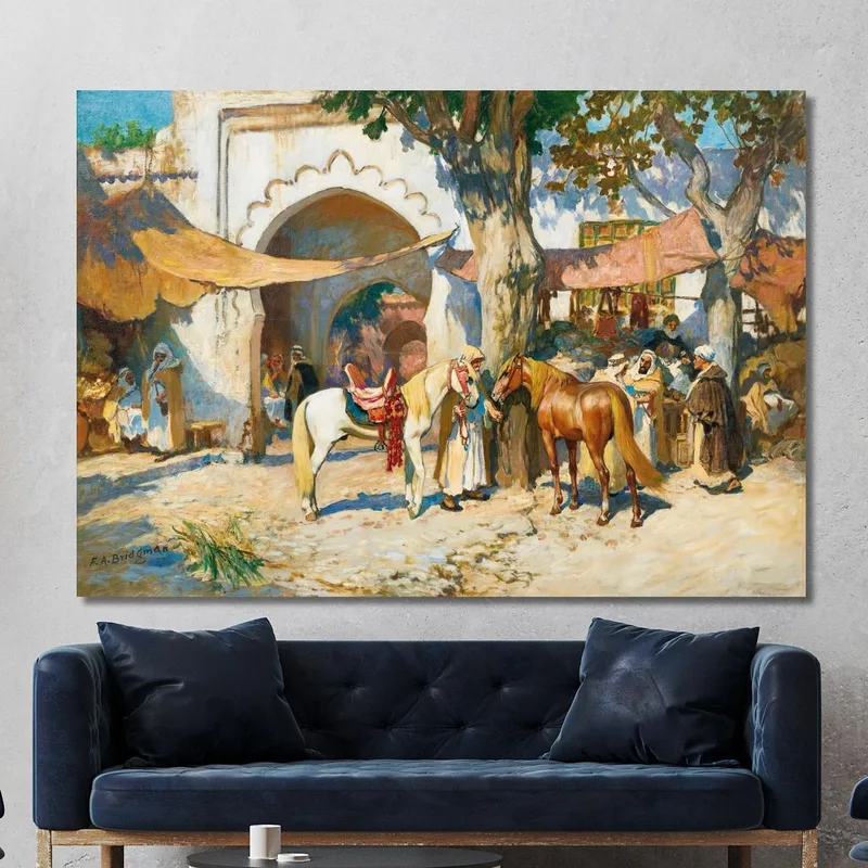 Nel Suk. Algeria Frederick Arthur Bridgman