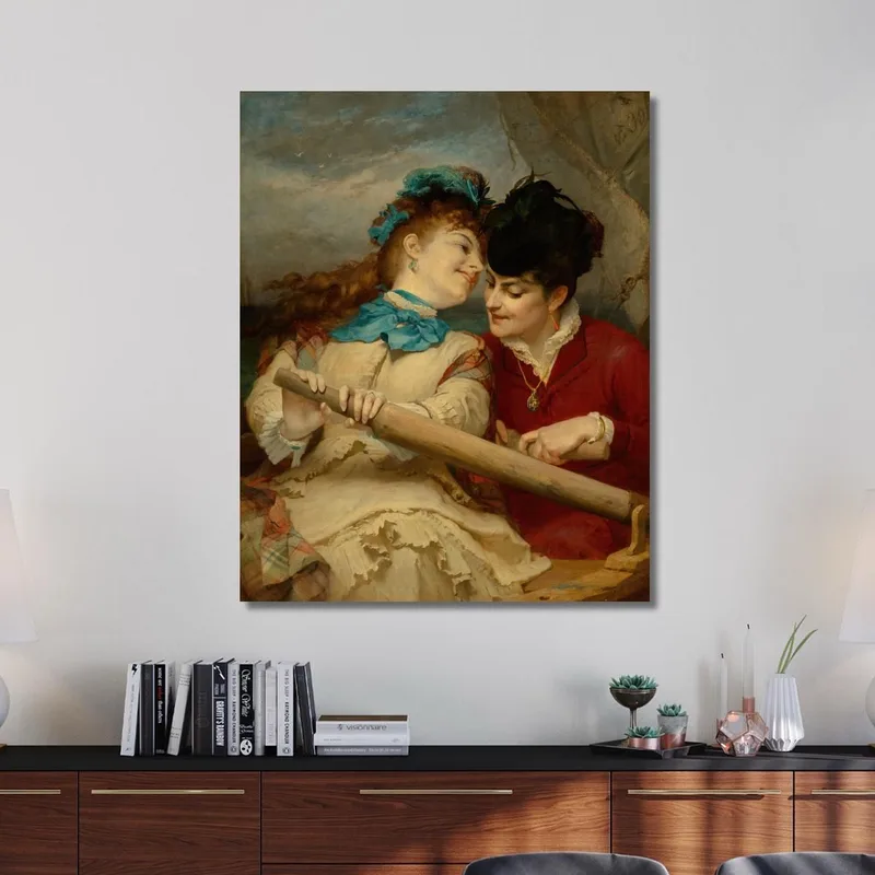 Riguardo Ciò Di Cui Parlano Le Giovani Donne Frederick Arthur Bridgman