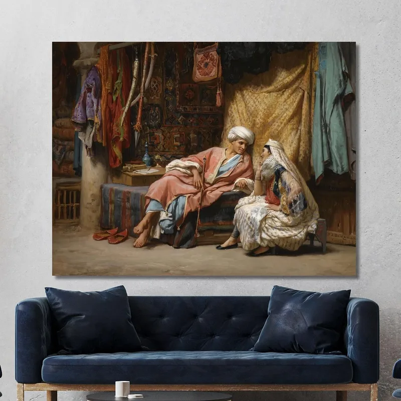 Im Souk Tunis Frederick Arthur Bridgman
