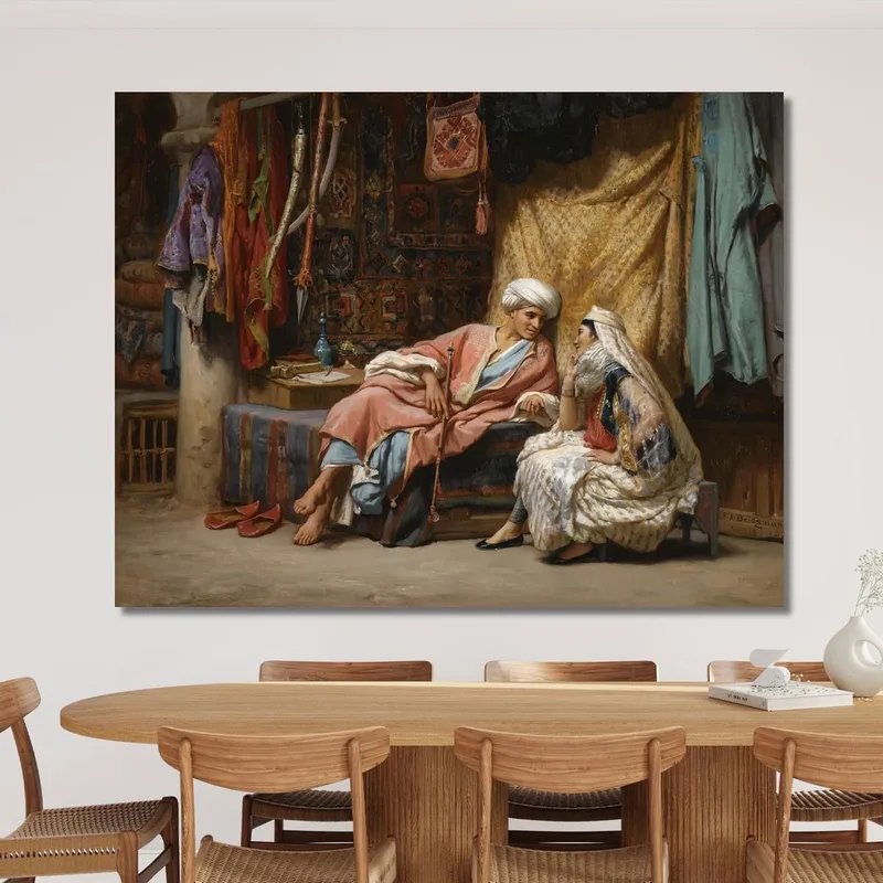Im Souk Tunis Frederick Arthur Bridgman