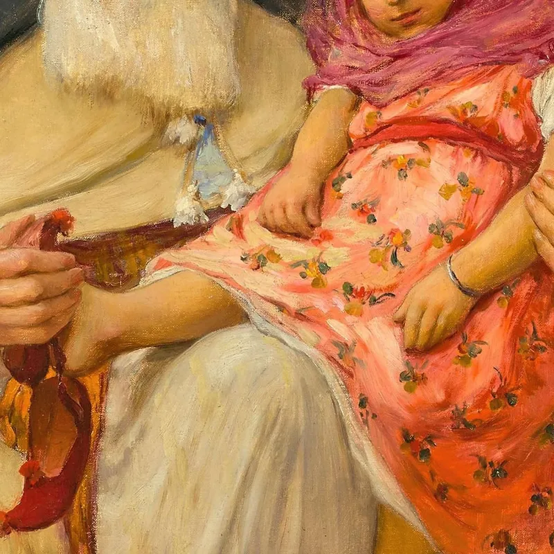Hausschuhe Frederick Arthur Bridgman
