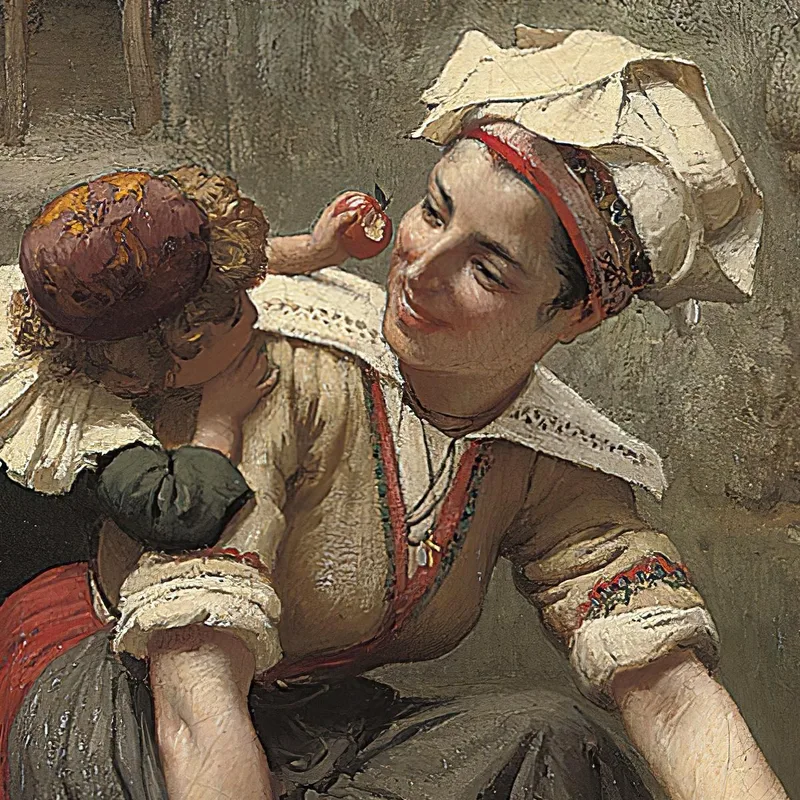 Il Piccolo Aiutante Della Mamma Frederick Arthur Bridgman