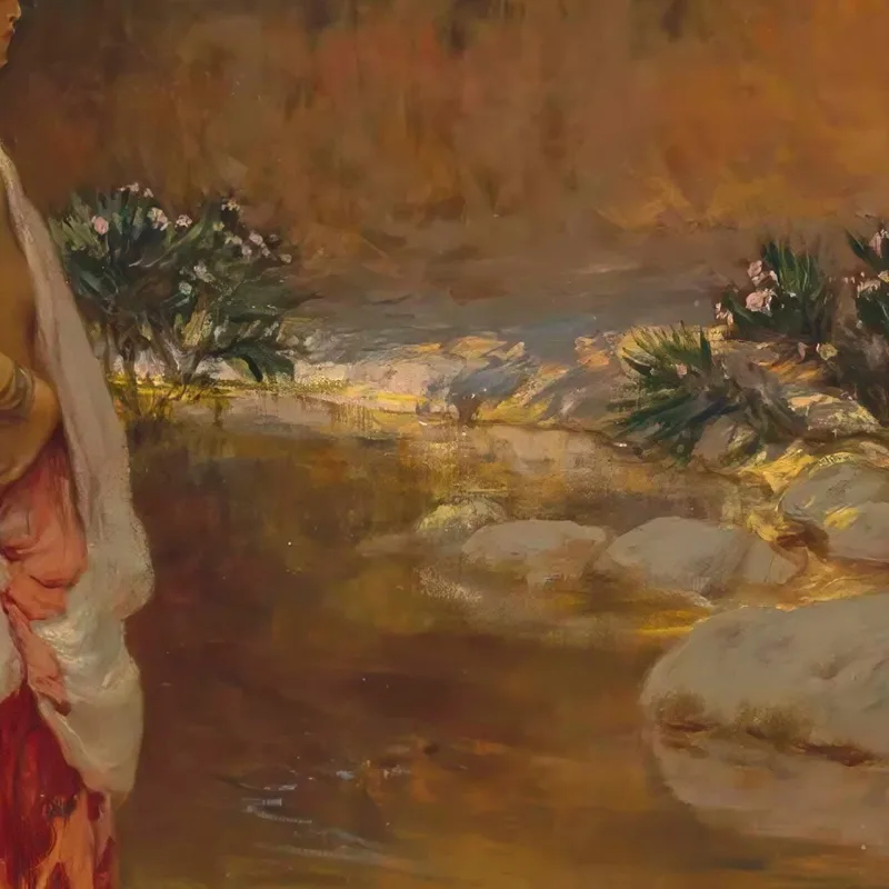 Sulle Rive Del Wadi Frederick Arthur Bridgman