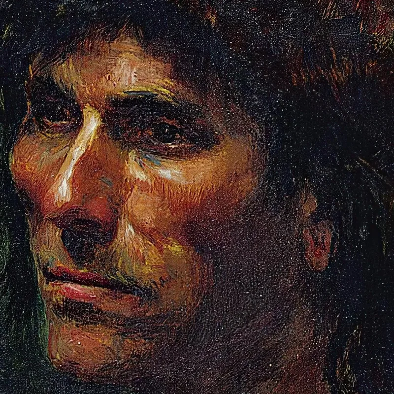 Portrait D'Un Homme Frederick Arthur Bridgman