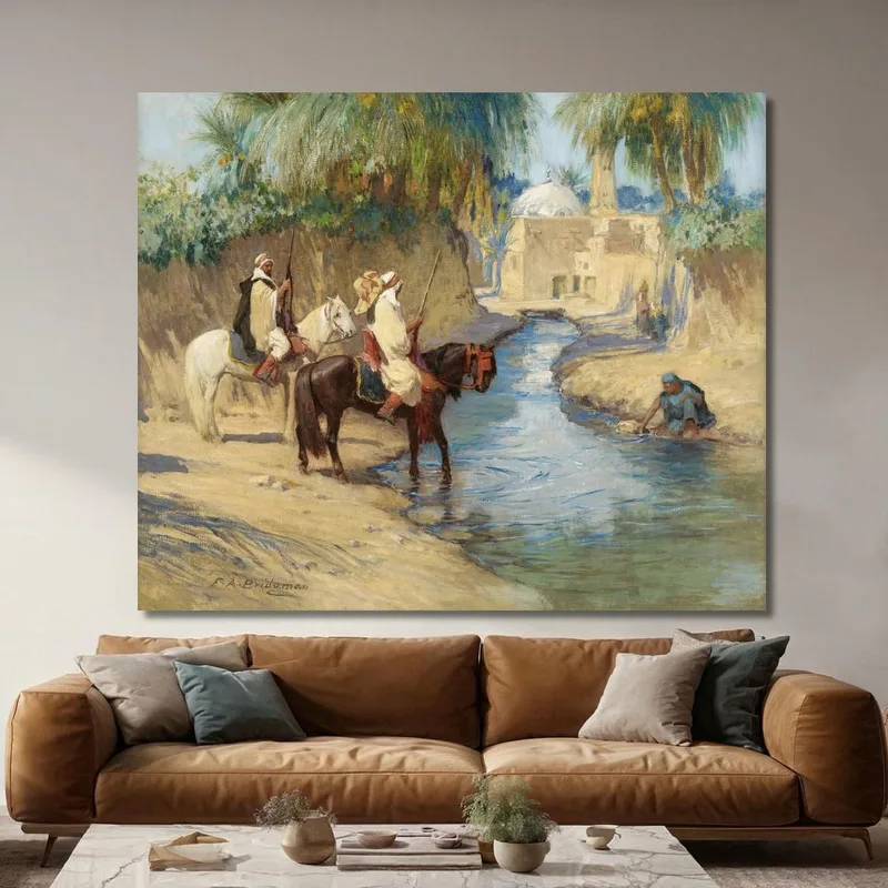 Retour De La Chasse Frederick Arthur Bridgman