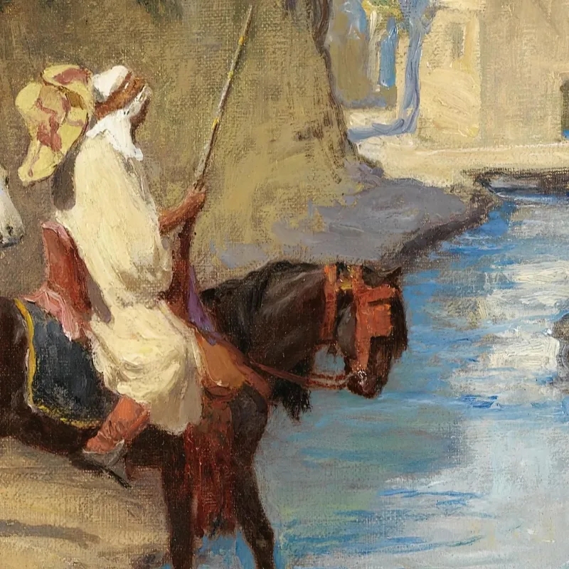 Retour De La Chasse Frederick Arthur Bridgman