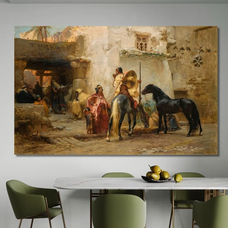 Strada In Algeria Frederick Arthur Bridgman