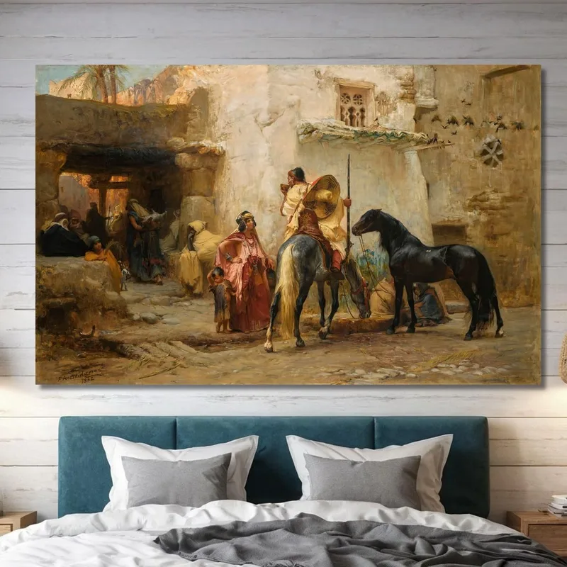 Strada In Algeria Frederick Arthur Bridgman