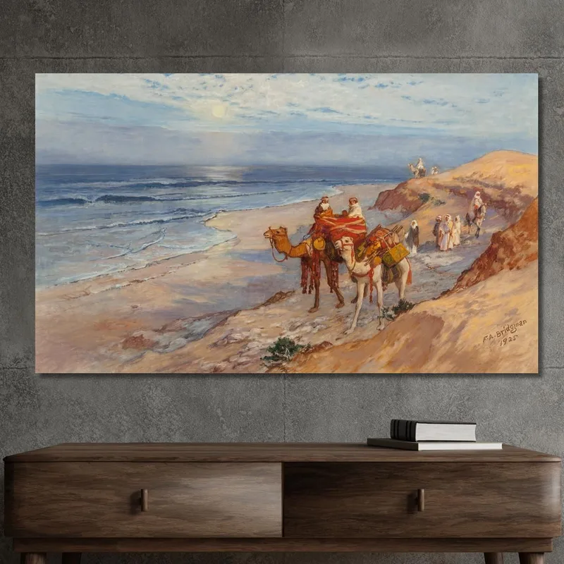 An Der Küste Von Tanger Der Atlantik Frederick Arthur Bridgman