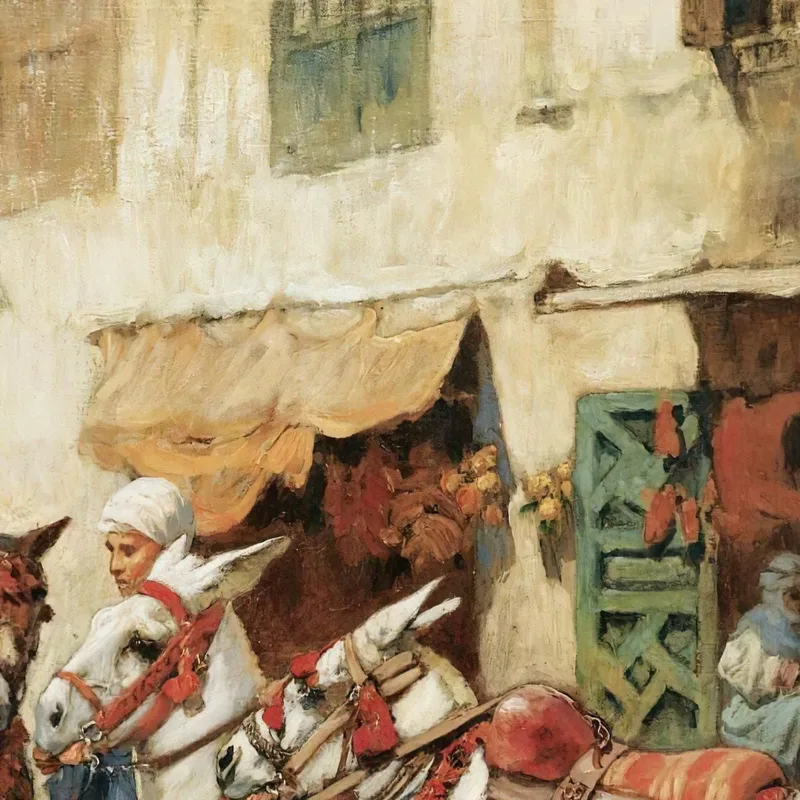 La Piazza Del Mercato 2 Frederick Arthur Bridgman