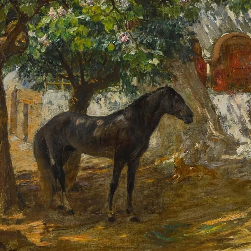 Dorf In Der Sahara Frederick Arthur Bridgman