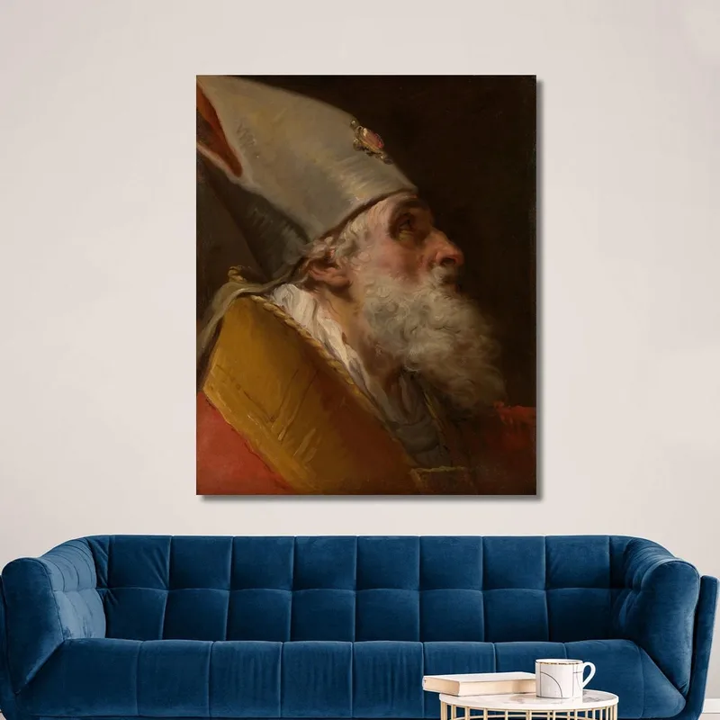 Tête D'Un Évêque Gaetano Gandolfi