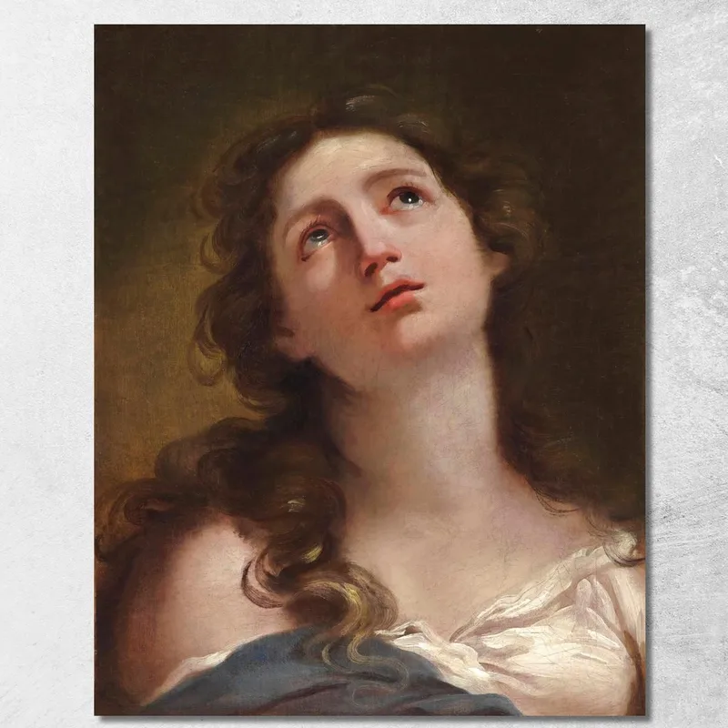 Testa Di Una Giovane Donna Gaetano Gandolfi quadro stampa su tela