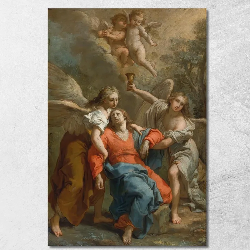 L'Agonia Di Cristo Gaetano Gandolfi quadro stampa su tela