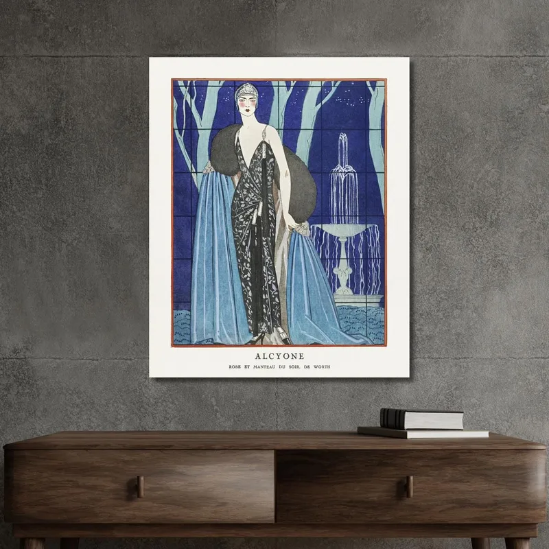 Abito Da Sera E Cappotto Alcyone Di Worth George Barbier