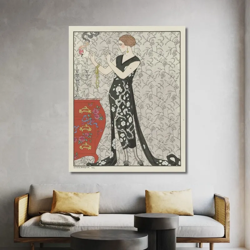Rauchbier-Abendkleid George Barbier
