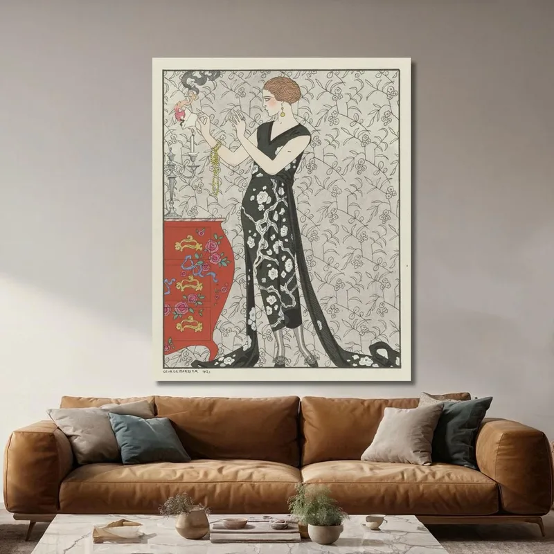 Rauchbier-Abendkleid George Barbier
