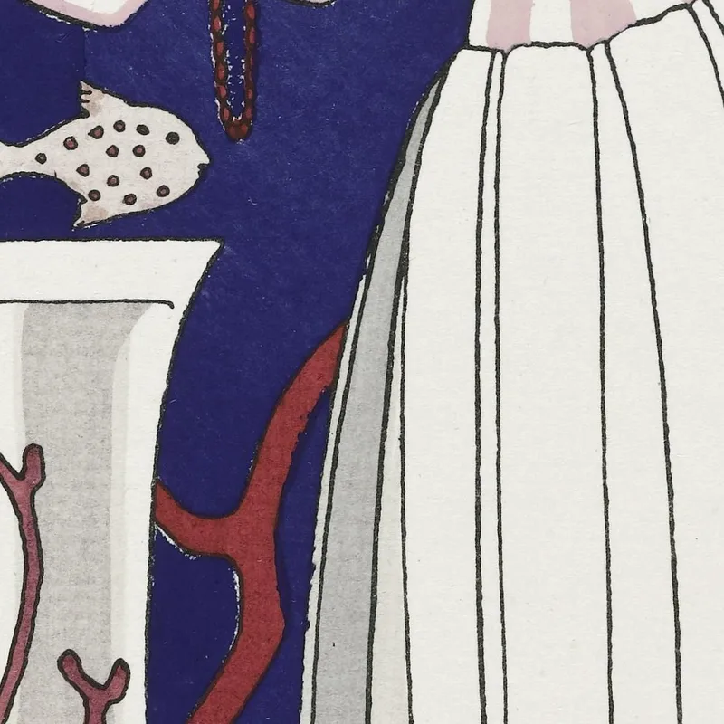 The Stunning Little Fish Summer Dress George Barbier