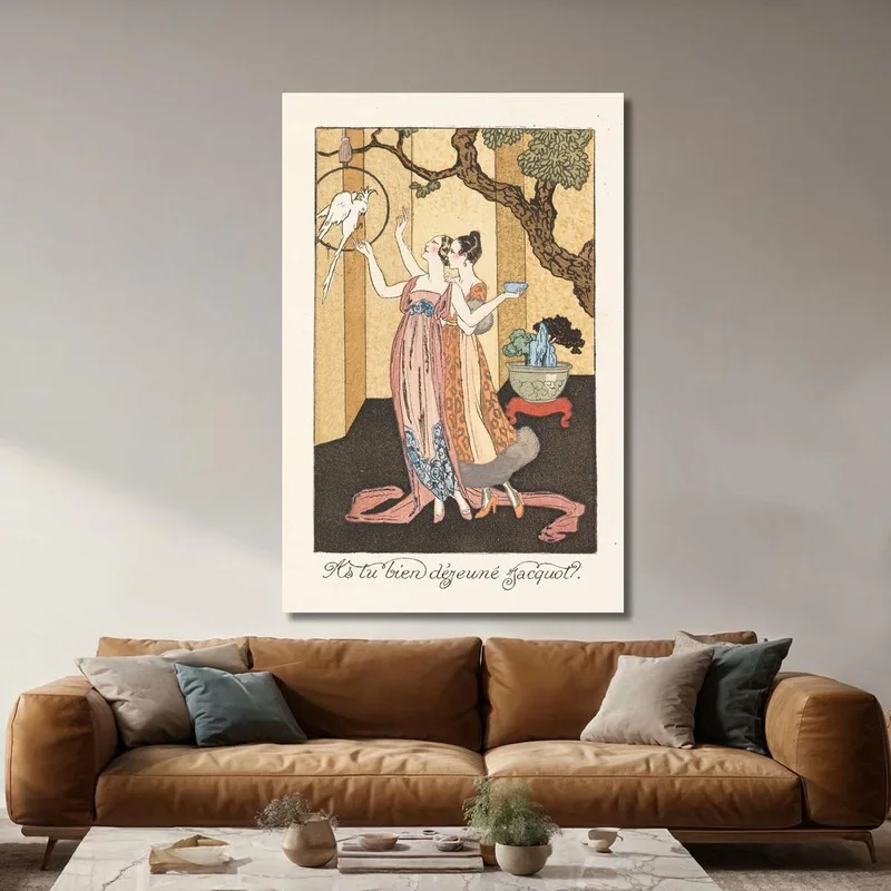 The Garland Of Months George Barbier