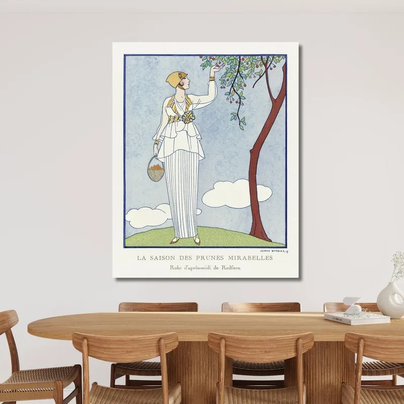 La Saison Des Prunes Mirabelles Robe D Apres-Midi De Redfern George Barbier