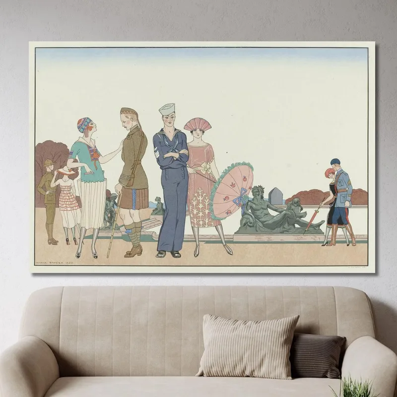 Gli Alleati A Versailles George Barbier