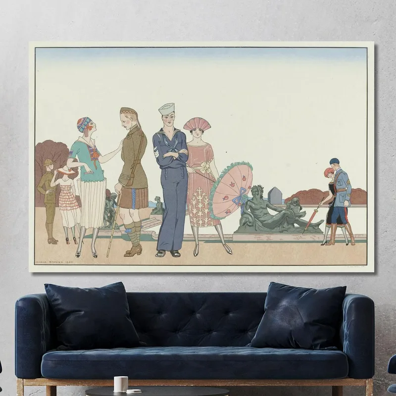 Gli Alleati A Versailles George Barbier