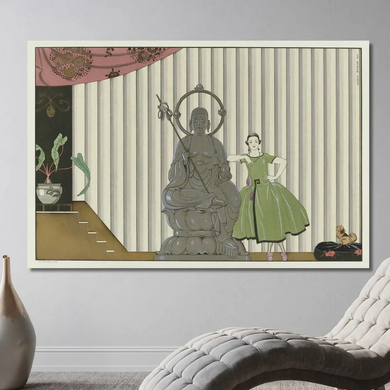 Señorita Spinelly En Casa George Barbier