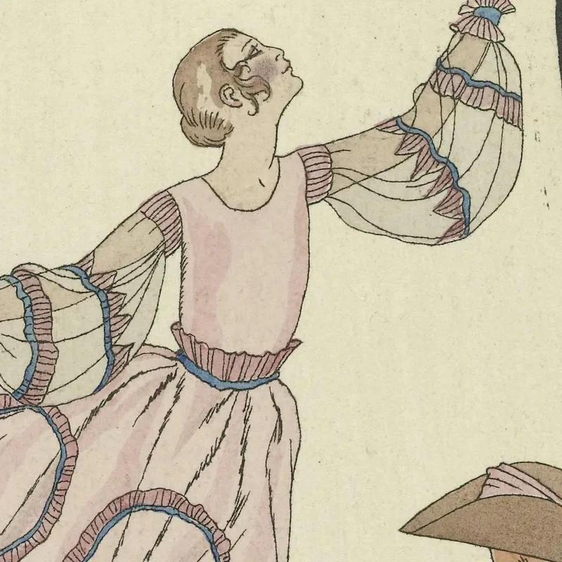 Mariposas Francia Siglo Xx George Barbier