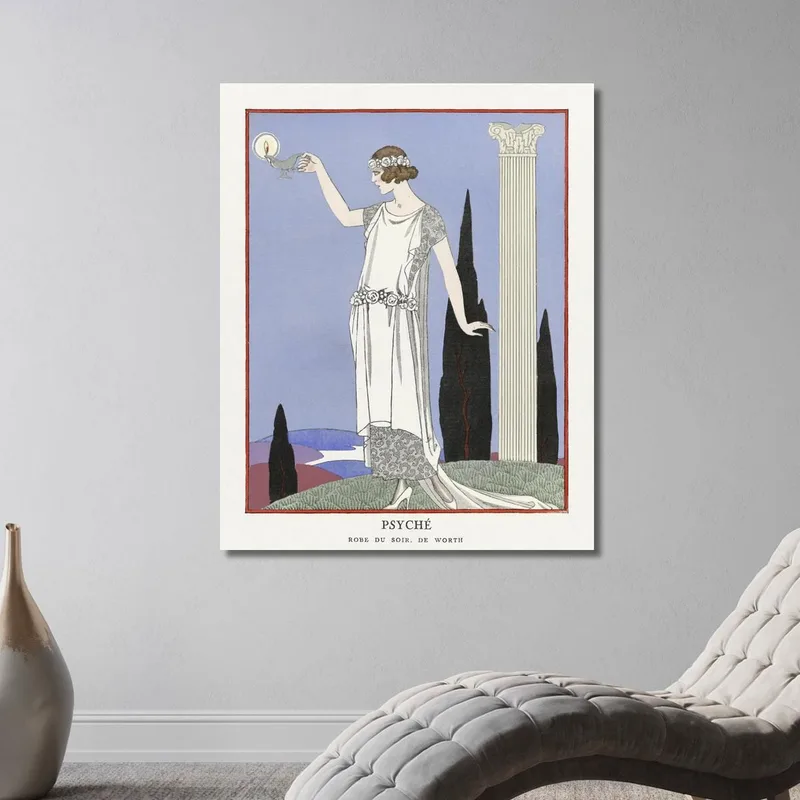 Abito Da Sera Psiche Di Worth Dalla Gazette Du Bon Ton N. 9 Pl. 68 George Barbier