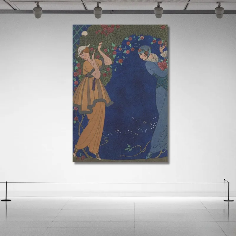 Roses Dan La Nuit George Barbier