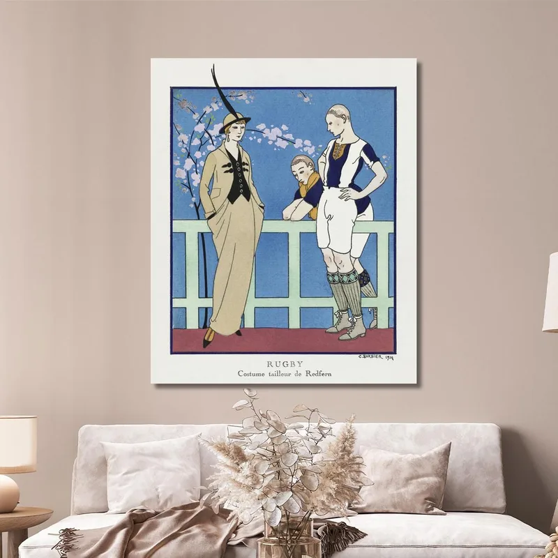 Abito Sartoriale Rugby Redfern Della Gazette Du Bon Ton N. 4 Pl. 39 George Barbier