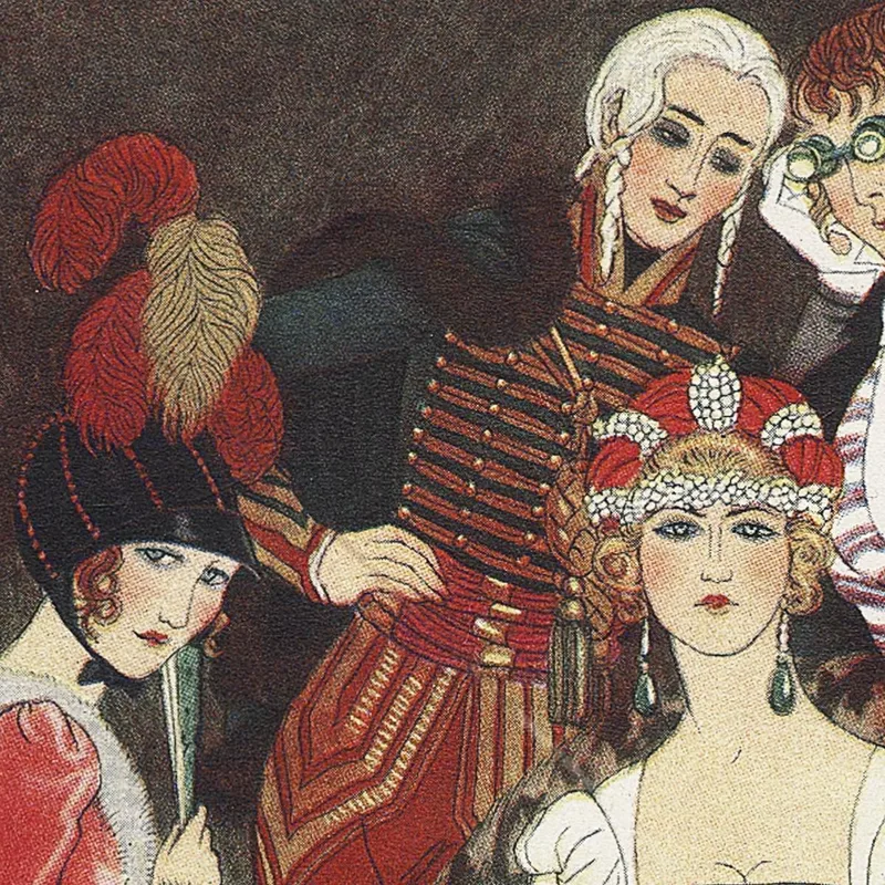 The Empire Theatre George Barbier
