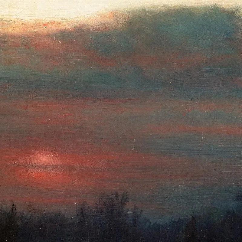 Un Cielo Invernal George Inness