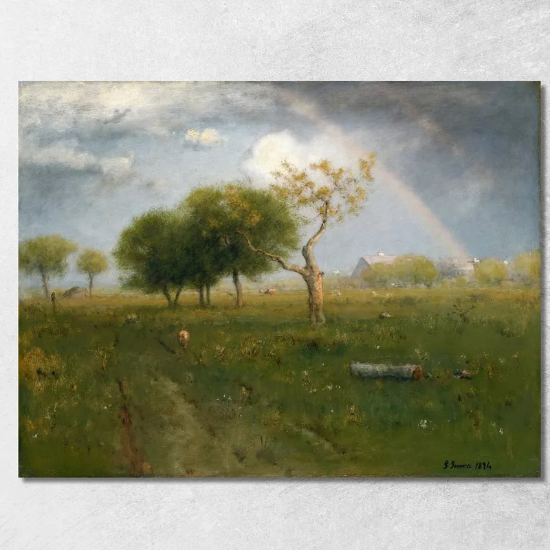 Después De Una Lluvia De Verano George Inness cuadro en lienzo