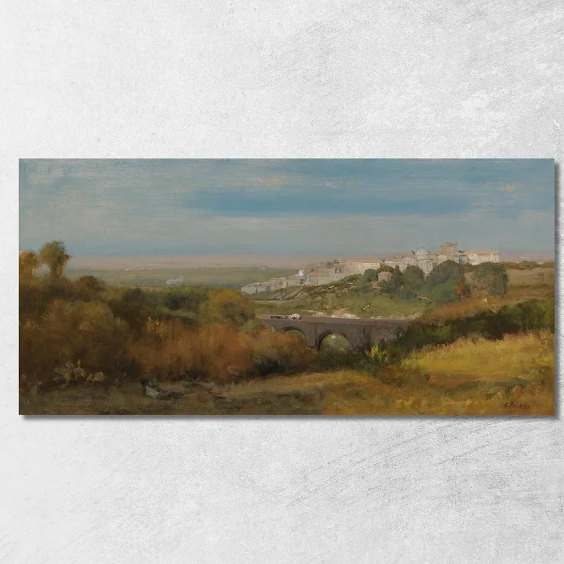 Albano, Italia (La Campaña Romana) George Inness cuadro en lienzo