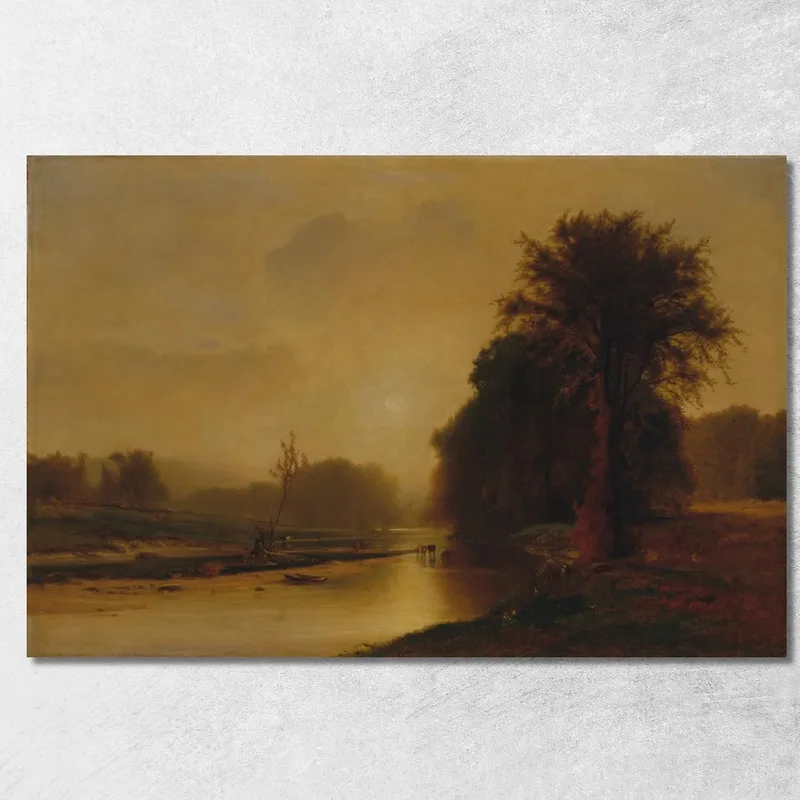 Praderas Otoñales George Inness cuadro en lienzo