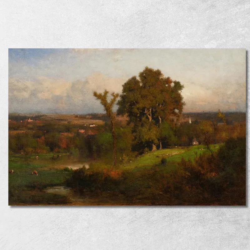 Otoño Cerca De Marshfield George Inness cuadro en lienzo