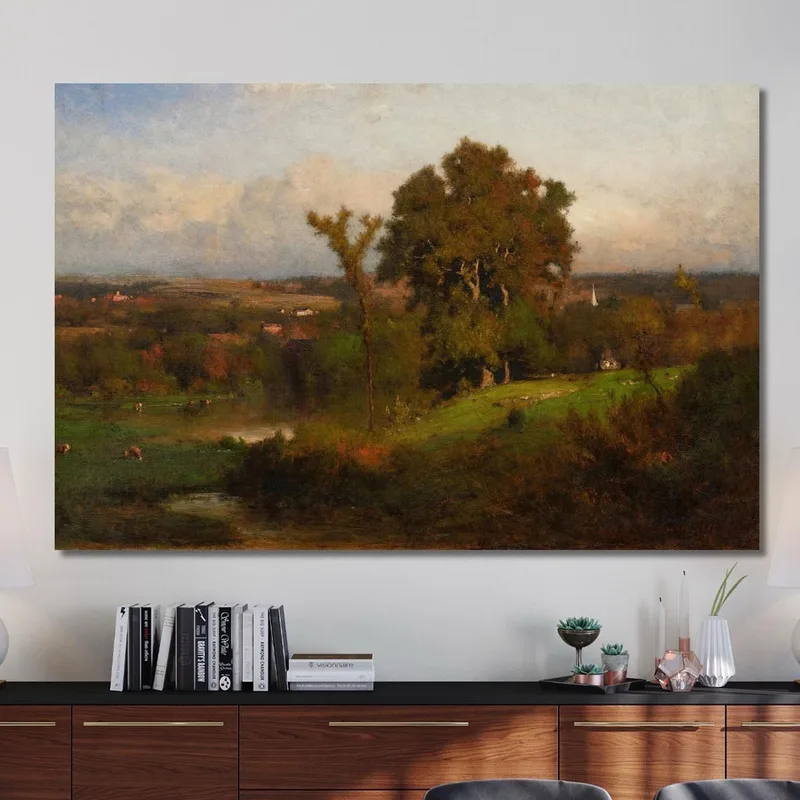 Autunno Vicino A Marshfield George Inness