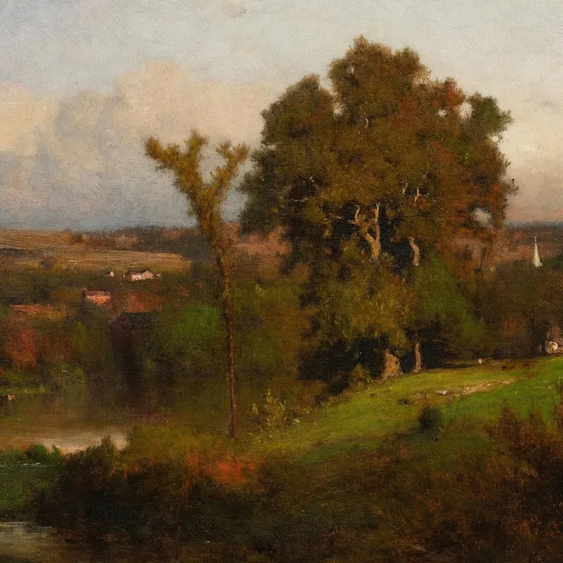 Autunno Vicino A Marshfield George Inness