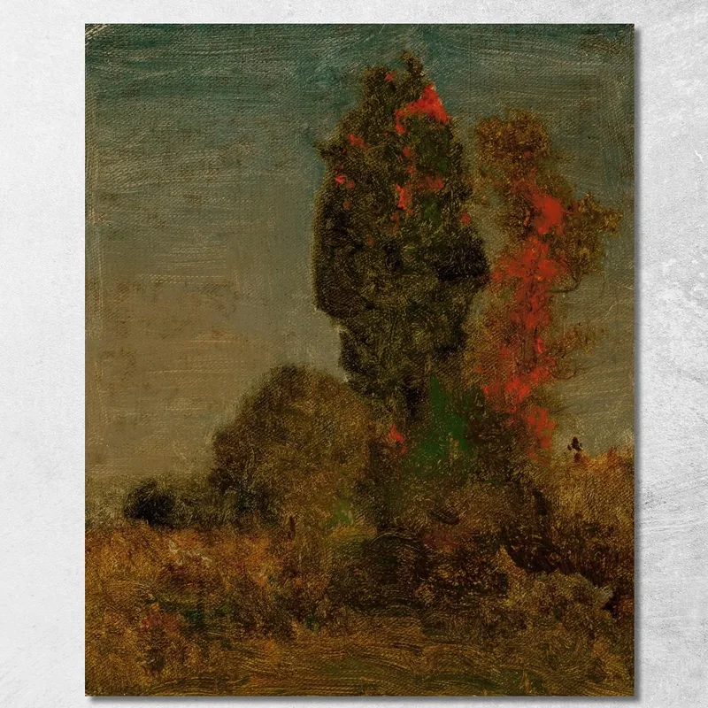 Árboles Otoñales George Inness cuadro en lienzo