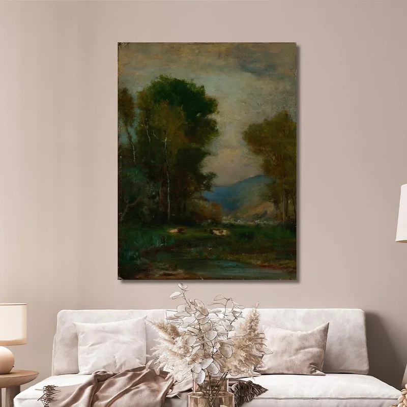 Kühe An Einem Bach George Inness
