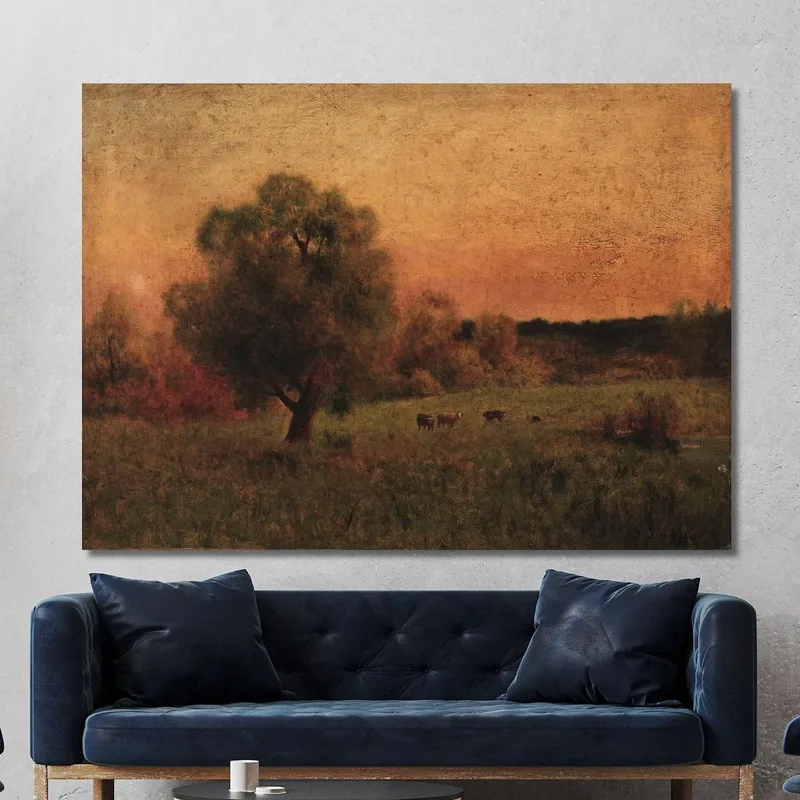 Cows In A Field George Inness