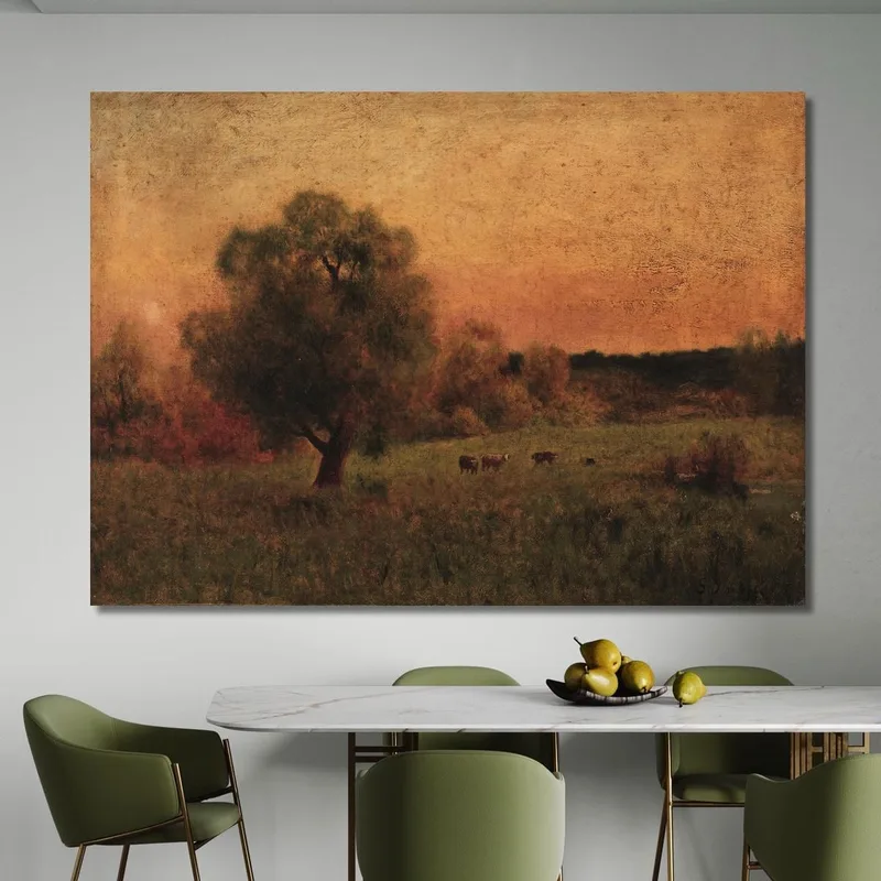 Cows In A Field George Inness