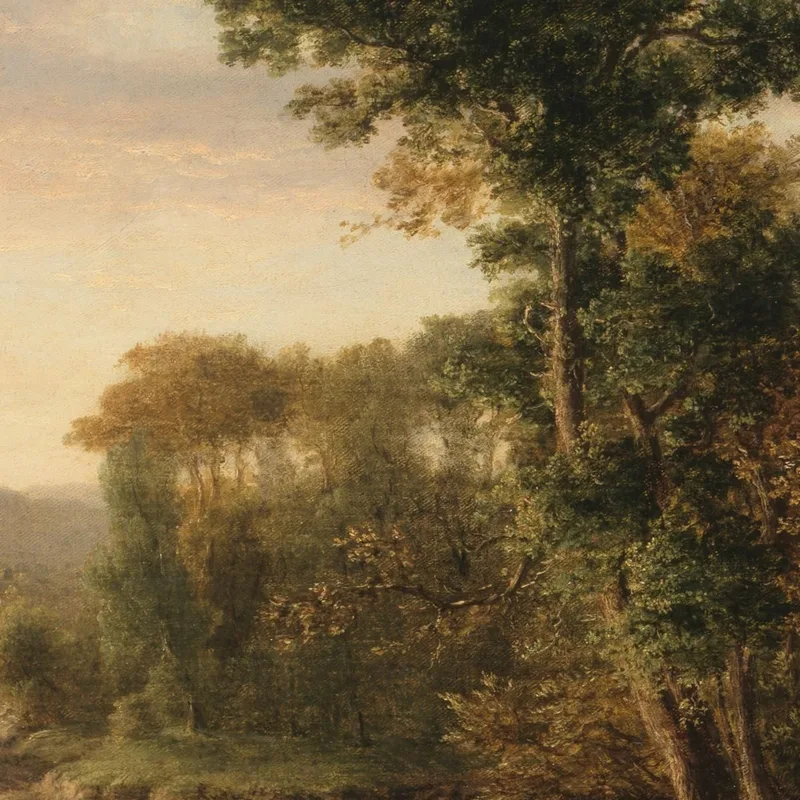 Crossing The Ford George Inness