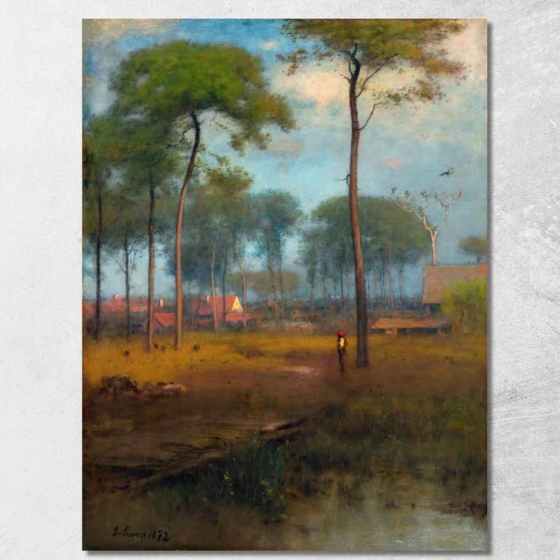 Mañana Temprano, Tarpon Springs George Inness cuadro en lienzo