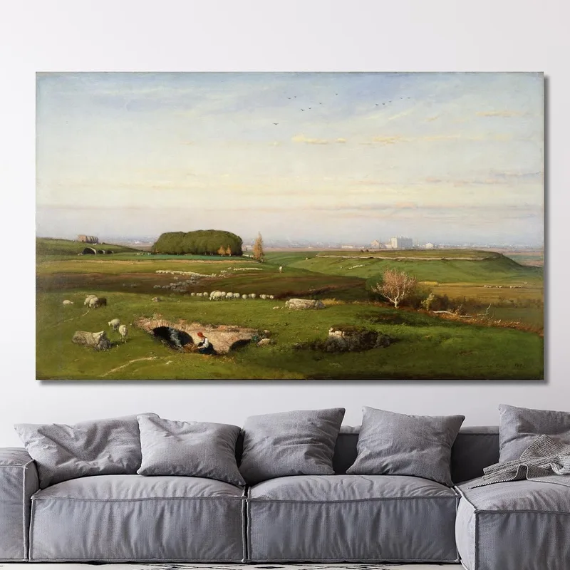 Dans La Campagne Romaine George Inness
