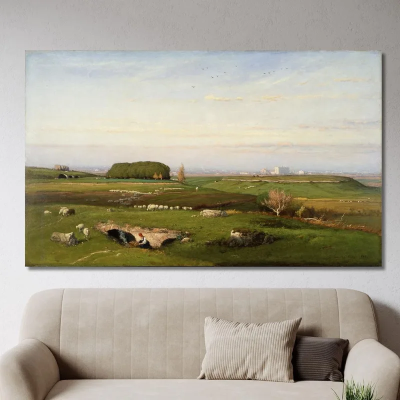 Dans La Campagne Romaine George Inness